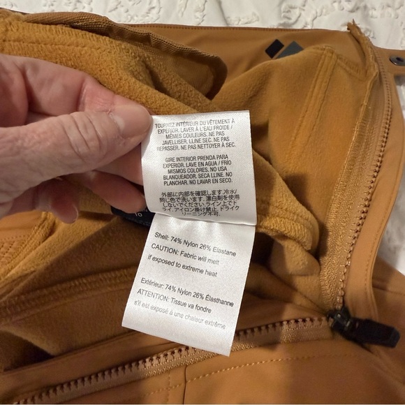 Obermeyer Jinks ITB Softshell Brown Sugar Ski Snowboard Women’s Pants Size 10 - Picture 12 of 16